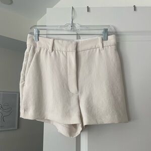 Aritzia Wilfred Effortless Short Mini, light birch, size 8